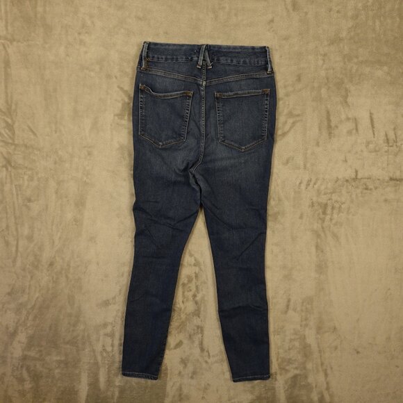 Good American Good Curve Skinny Jeans Size 6/28 Blue High Rise - Picture 9 of 11